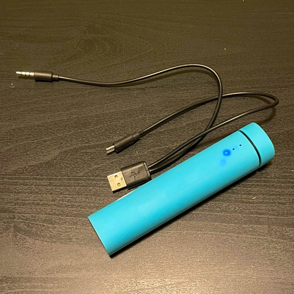 4000 mAh portable charger with built in speakers (Bluetooth)